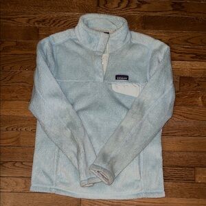 Light Blue Fleece Pullover
